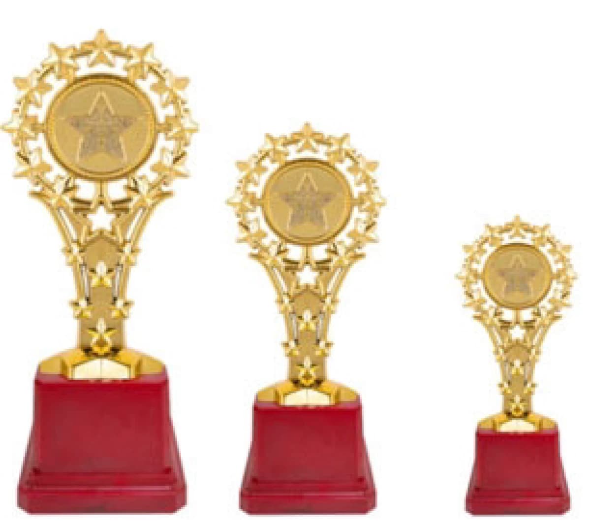 Red Base Trophy TC 9008 Sizes 9.5", 8.5", 7.5" — image 1