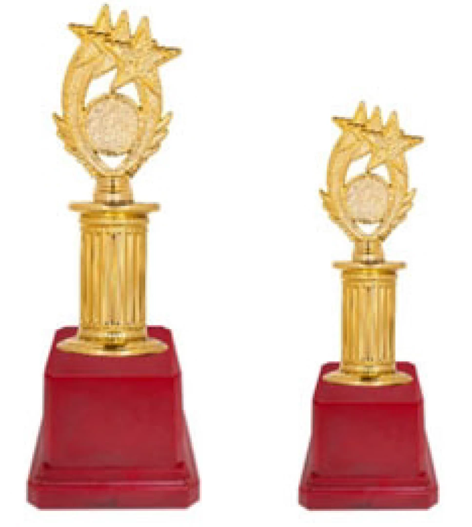 Red Base Trophy TC 9017 Sizes 14.5", 11.5" — image 1