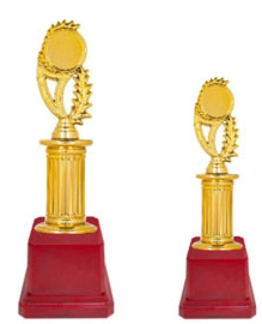 Red Base Trophy TC 9018 Sizes 14.5", 11.5" — image 1