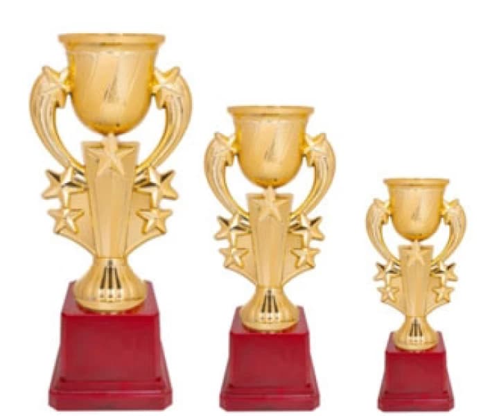 Red Base Trophy TC 9004 Sizes 9.5", 8.5", 7.5"