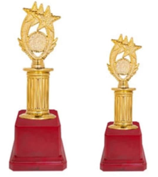 Red Base Trophy TC 9017 Sizes 14.5", 11.5"