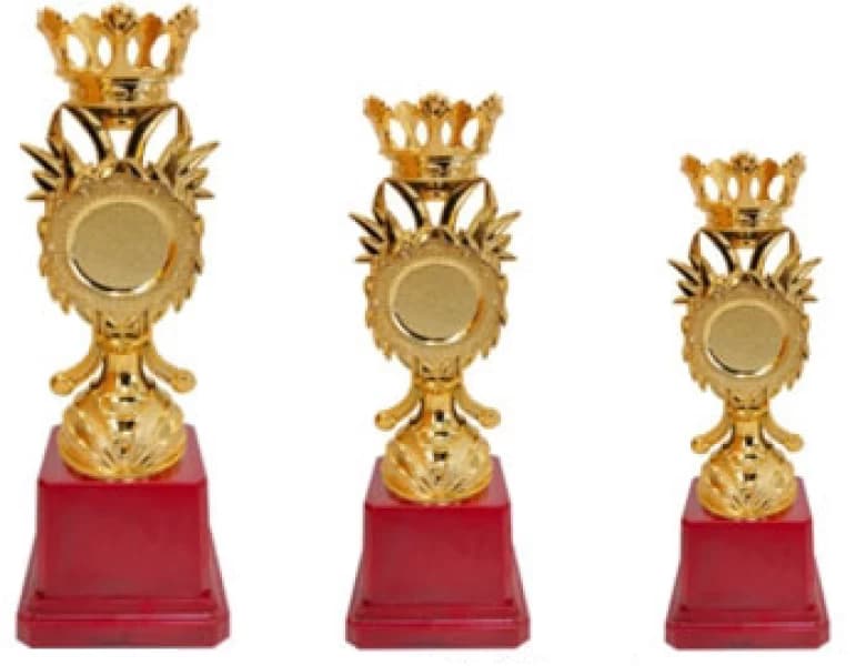 Red Base Trophy TC 9021 Sizes 9.5", 8.5", 7"