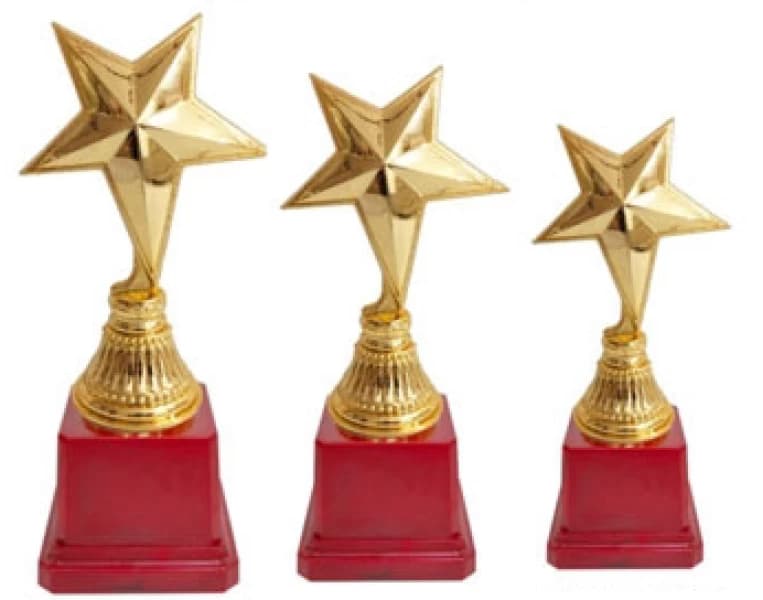 Red Base Trophy TC 9031 Sizes 10.5", 9.5", 8"