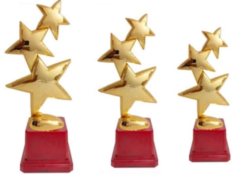 Red Base Trophy TC 9033 Sizes 10", 8.5", 7"