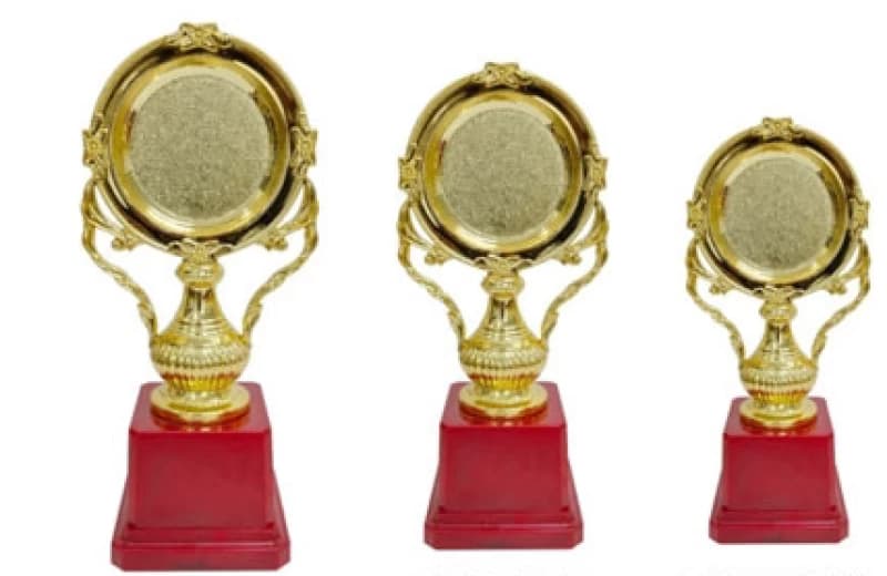 Red Base Trophy TC 9035 Sizes 9.5", 8.5", 7"