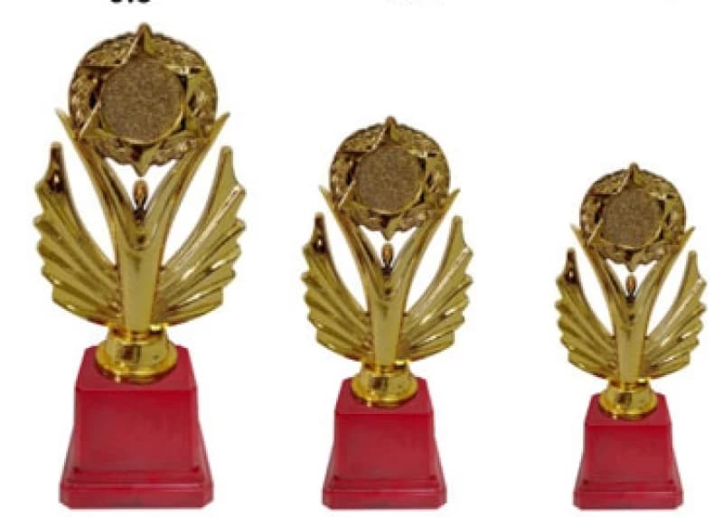 Red Base Trophy TC 9037 Sizes 9.5", 8.5", 7.5"