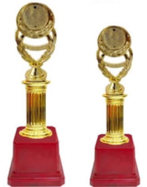 Red Base Trophy TC 9043 Sizes 15.5", 13.5"