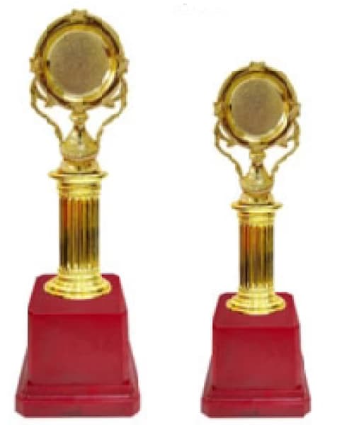 Red Base Trophy TC 9044 Sizes 15.5", 13.5"