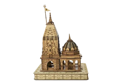 Wooden Vishwanath Temple with 2 dome